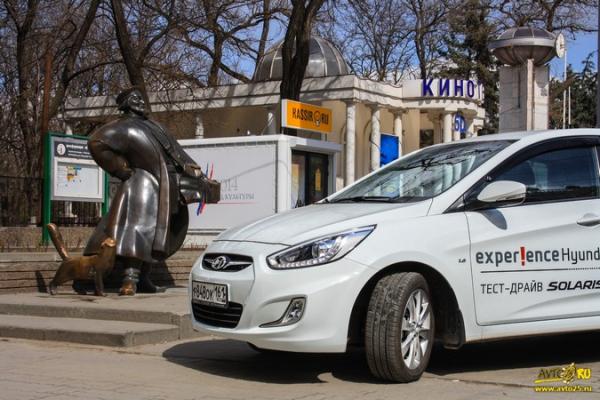 Акцент на внешность: Тест-драйв Hyundai Solaris